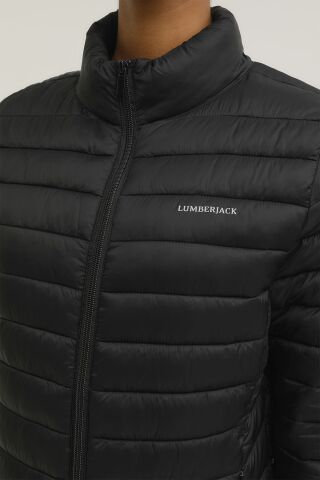 Lumberjack W-sn28 Basıc Padded Coat Sıyah Kadın Mont