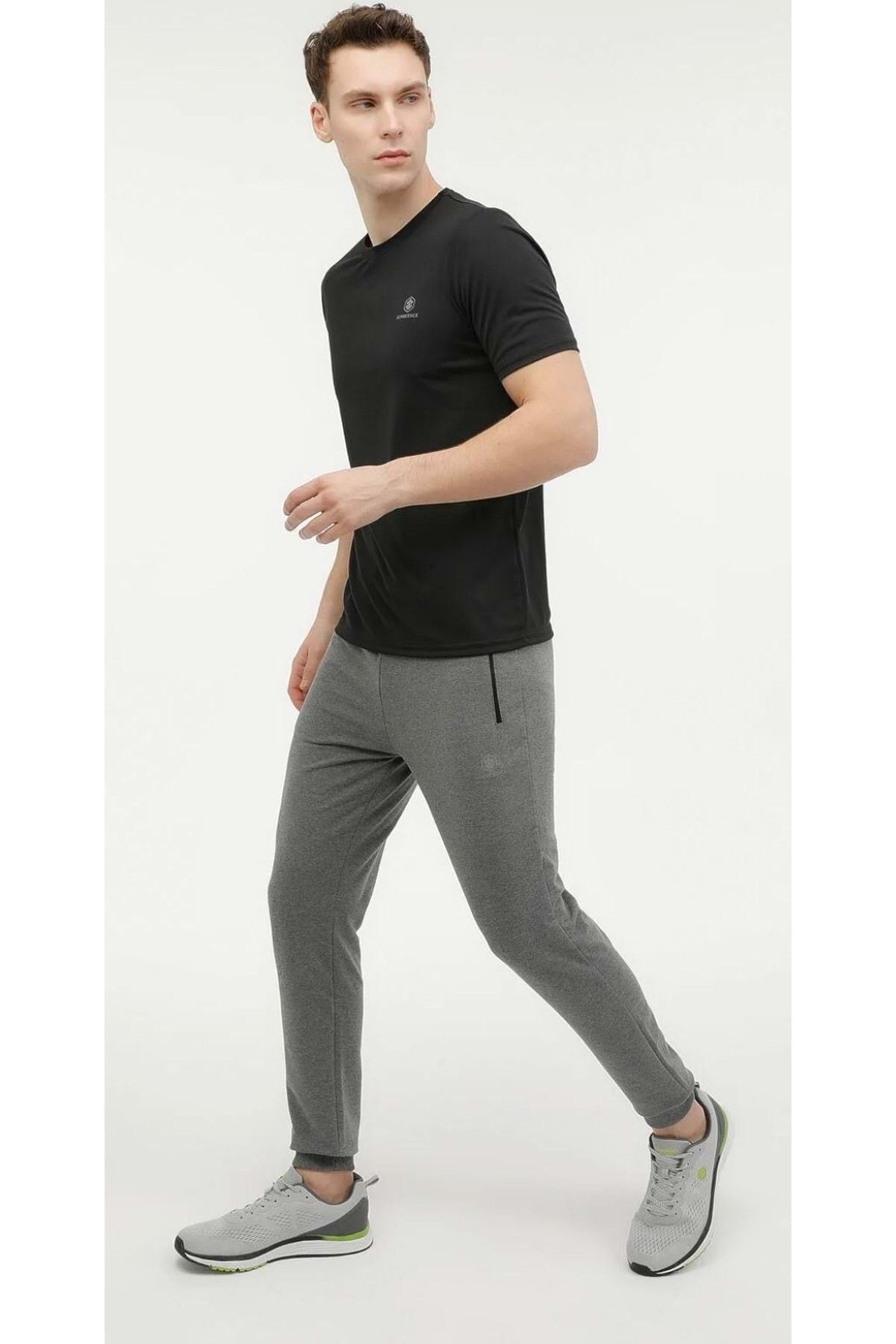 Lumberjack Ct107 Basic Jogger Erkek Eşofman Alti - Antrasit Melanj