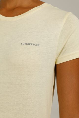 Lumberjack Ct122 Basıc C Neck T-shır Kadın Kısa Kol T-shirt CT122 BASIC C NECK T-SHIR