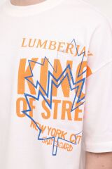 Lumberjack ML JAYSE 11SK1013 4FX Ekru Erkek Kısa Kol T-Shirt