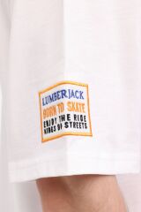 Lumberjack ML JAYSE 11SK1013 4FX Ekru Erkek Kısa Kol T-Shirt