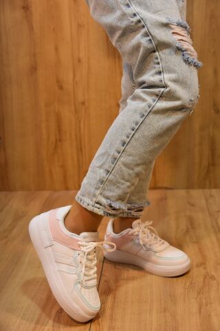 Lumberjack Freya Wmn 3fx Beyaz Pembe Kadın Sneaker Ayakkabı 101330079